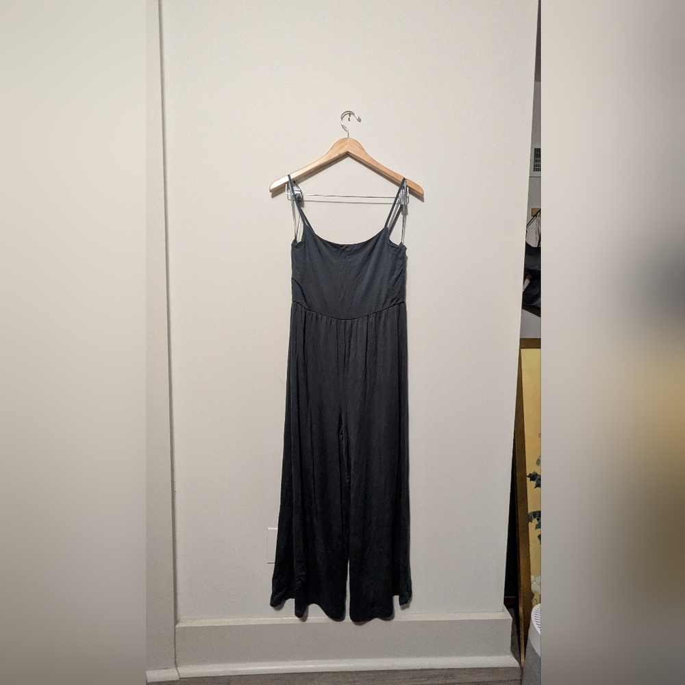 Quince Charcoal Gray Romper